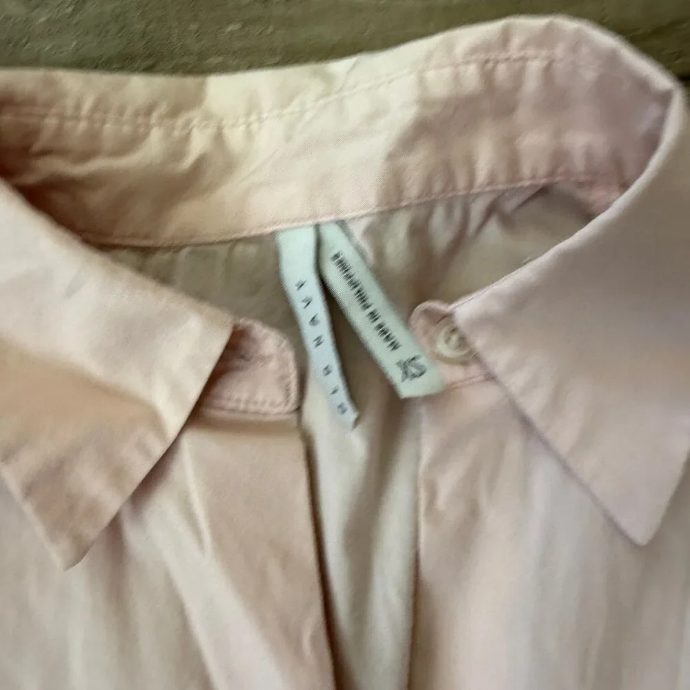 Old Navy Light Pink Puff Sleeve Blouse